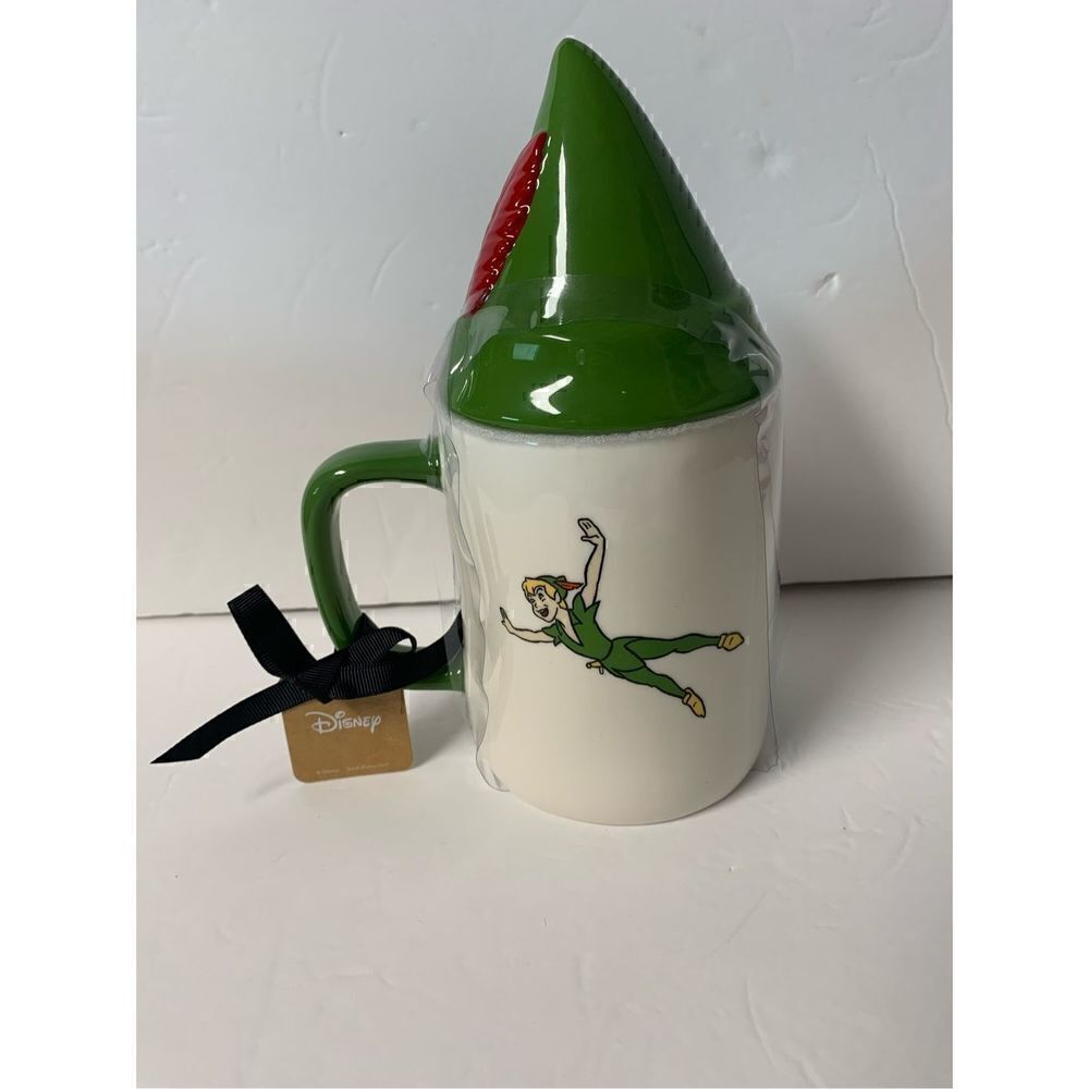 Rae Dunn Disney Peter Pan Mug with lid